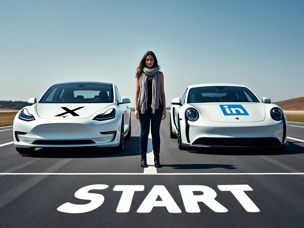 Experimenting with User Acquisition: Testing X vs. LinkedIn for Startup Growth